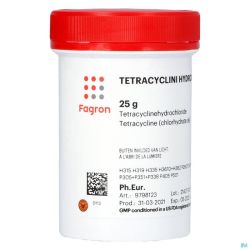 Tetracyclinehydrochloride 25g Fag