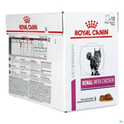 Royal Canin Vdiet Feline Renal Chicken 12x85g